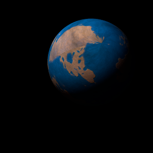The artist's impression of Kepler-1620 b artist's rendition