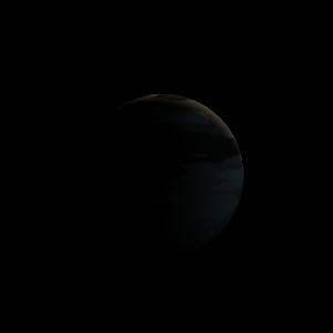 The artist's impression of Kepler-1623 b artist's rendition