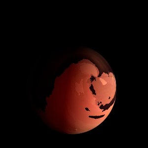 The artist's impression of Kepler-1624 b artist's rendition