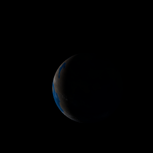 The artist's impression of Kepler-1628 Ab artist's rendition