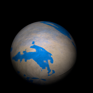 The artist's impression of Kepler-162 b artist's rendition