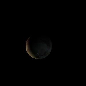 The artist's impression of Kepler-1633 b artist's rendition