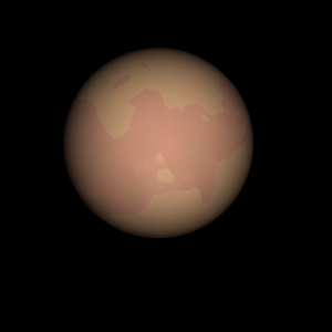 The artist's impression of Kepler-1635 b artist's rendition