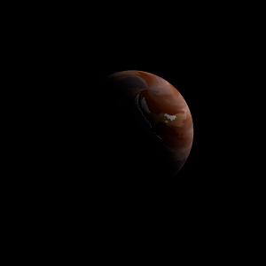 The artist's impression of Kepler-1640 b artist's rendition