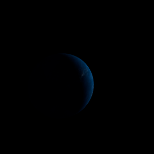 The artist's impression of Kepler-1653 Ab artist's rendition