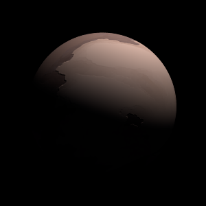 The artist's impression of Kepler-165 c artist's rendition