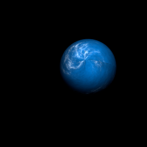 The artist's impression of Kepler-1663 b artist's rendition