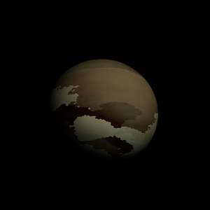 The artist's impression of Kepler-1664 b artist's rendition