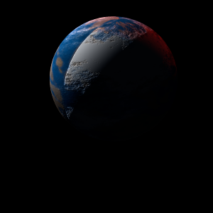 The artist's impression of Kepler-1669 c artist's rendition