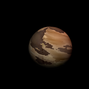 The artist's impression of Kepler-1669 d artist's rendition