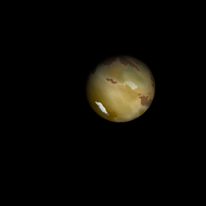 The artist's impression of Kepler-1679 b artist's rendition