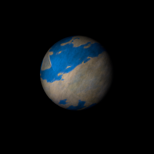 The artist's impression of Kepler-167 Ad artist's rendition