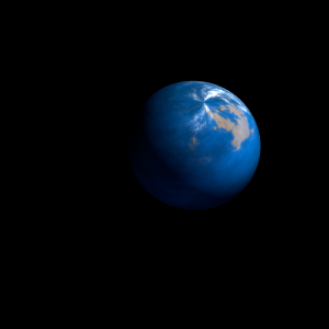 The artist's impression of Kepler-167 b artist's rendition