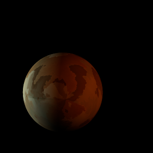 The artist's impression of Kepler-1685 b artist's rendition