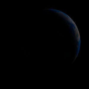The artist's impression of Kepler-1698 b artist's rendition