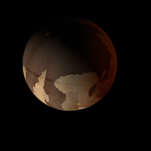 The artist's impression of Kepler-169 c artist's rendition
