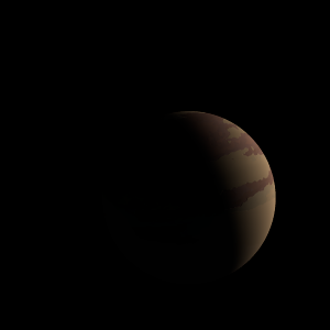 The artist's impression of Kepler-1703 b artist's rendition