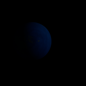 The artist's impression of Kepler-1707 b artist's rendition