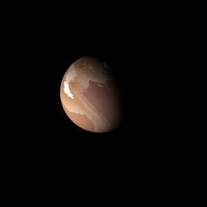 The artist's impression of Kepler-1712 Bb artist's rendition