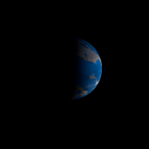 The artist's impression of Kepler-1715 b artist's rendition