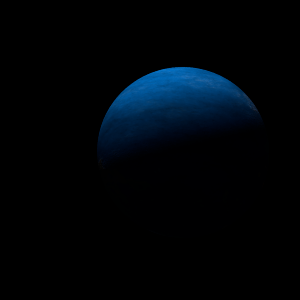 The artist's impression of Kepler-1719 b artist's rendition