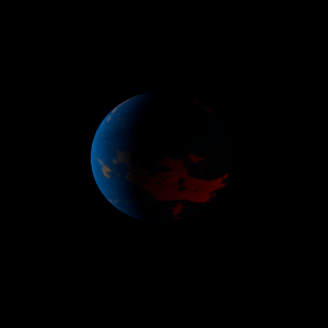 The artist's impression of Kepler-171 b artist's rendition