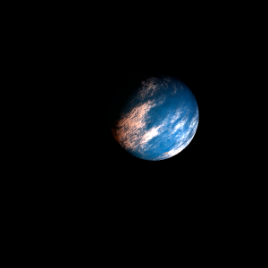 The artist's impression of Kepler-171 d artist's rendition