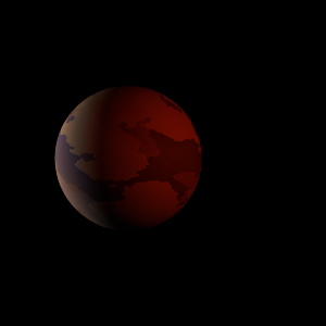 The artist's impression of Kepler-172 b artist's rendition