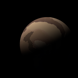 The artist's impression of Kepler-172 c artist's rendition