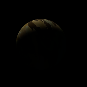 The artist's impression of Kepler-1731 b artist's rendition