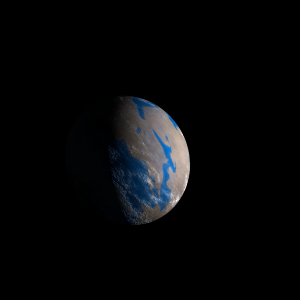 The artist's impression of Kepler-1740 b artist's rendition