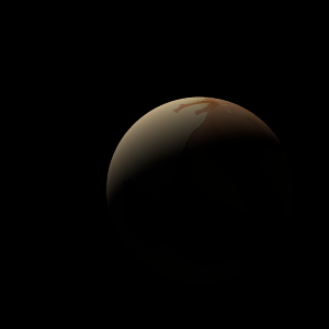 The artist's impression of Kepler-1758 b artist's rendition