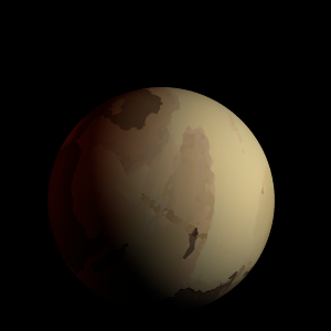 The artist's impression of Kepler-1759 b artist's rendition