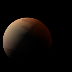 The artist's impression of Kepler-1769 Ab artist's rendition