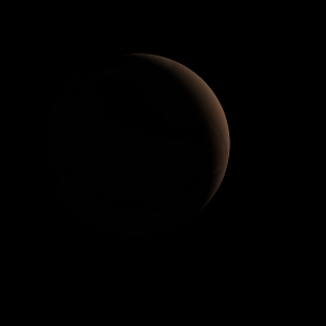 The artist's impression of Kepler-1807 b artist's rendition