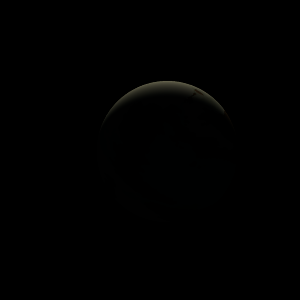 The artist's impression of Kepler-1828 b artist's rendition