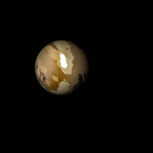 The artist's impression of Kepler-182 c artist's rendition