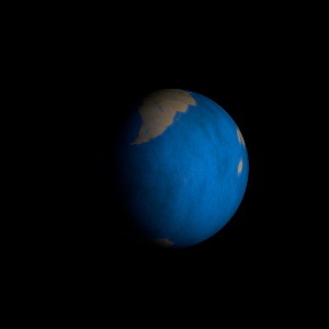 The artist's impression of Kepler-183 c artist's rendition