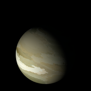 The artist's impression of Kepler-1855 Ab artist's rendition