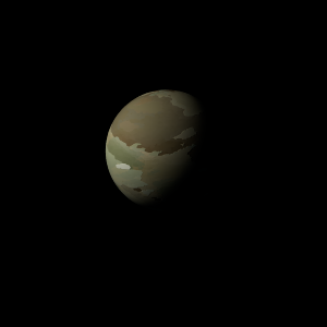 The artist's impression of Kepler-1860 b artist's rendition