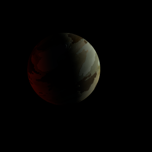 The artist's impression of Kepler-1862 b artist's rendition