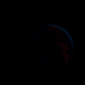 The artist's impression of Kepler-1863 b artist's rendition