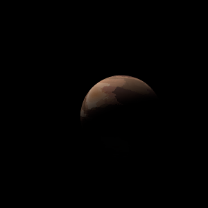 The artist's impression of Kepler-186 b artist's rendition