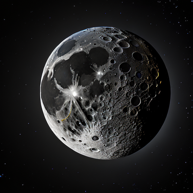 The artist's impression of Kepler-18 b artist's rendition