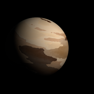 The artist's impression of Kepler-1901 b artist's rendition