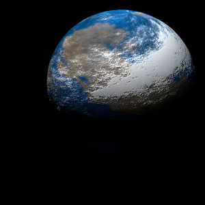 The artist's impression of Kepler-1906 b artist's rendition