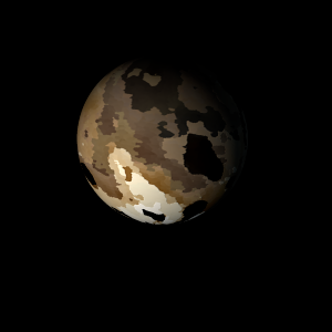 The artist's impression of Kepler-1909 Ab artist's rendition