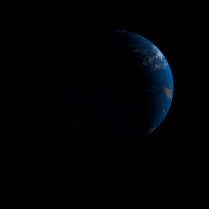 The artist's impression of Kepler-1913 b artist's rendition
