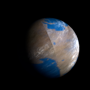 The artist's impression of Kepler-1914 Ab artist's rendition