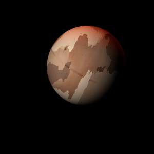 The artist's impression of Kepler-1919 b artist's rendition